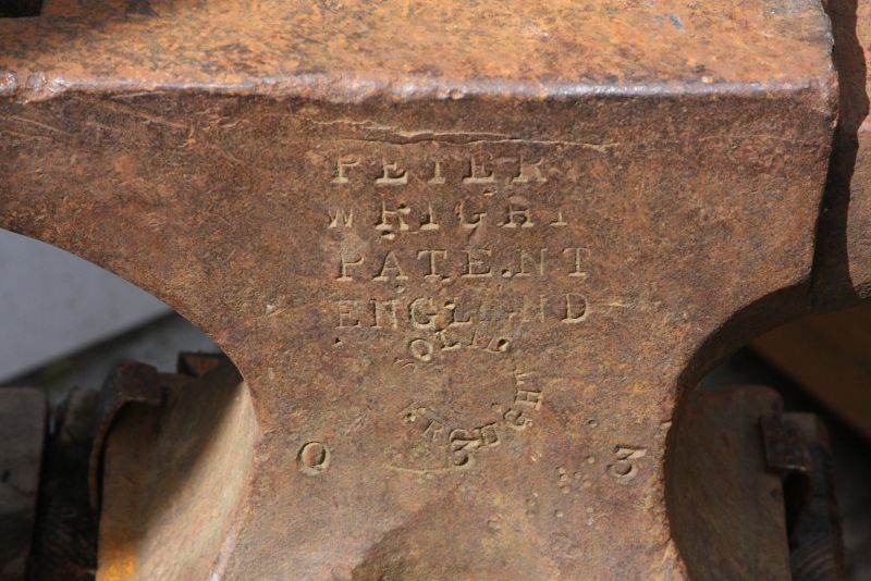 peter wright anvil weight code