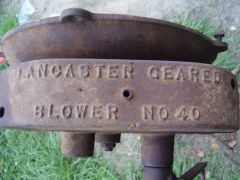 Lancaster Blower Gear Box