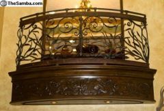forged curved railing