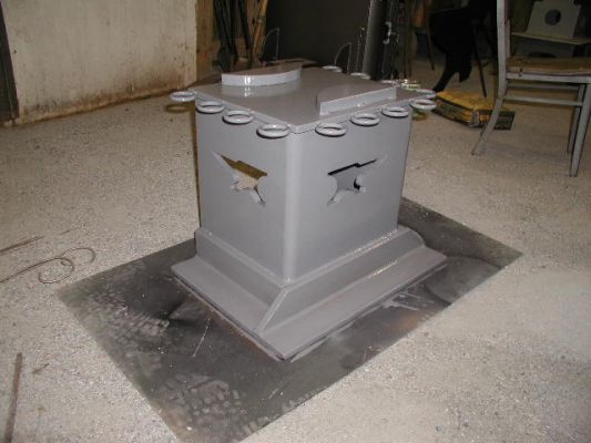 steel sand filled anvil stand
