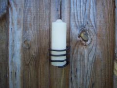 drive hook candle holder with 3 " candle