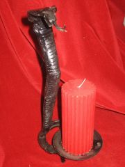 Cobra candle holder