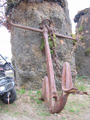 Massive Wrought Iron Anchor