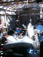 This is a pic of my shop after Katrina