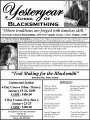 Yesteryear School of Blacksmithing