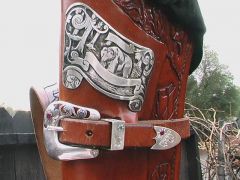 rifle scabbard saddle bag