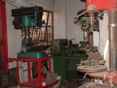 small machining area