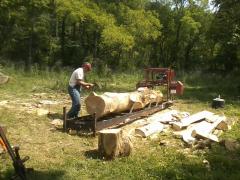 Debarking Log