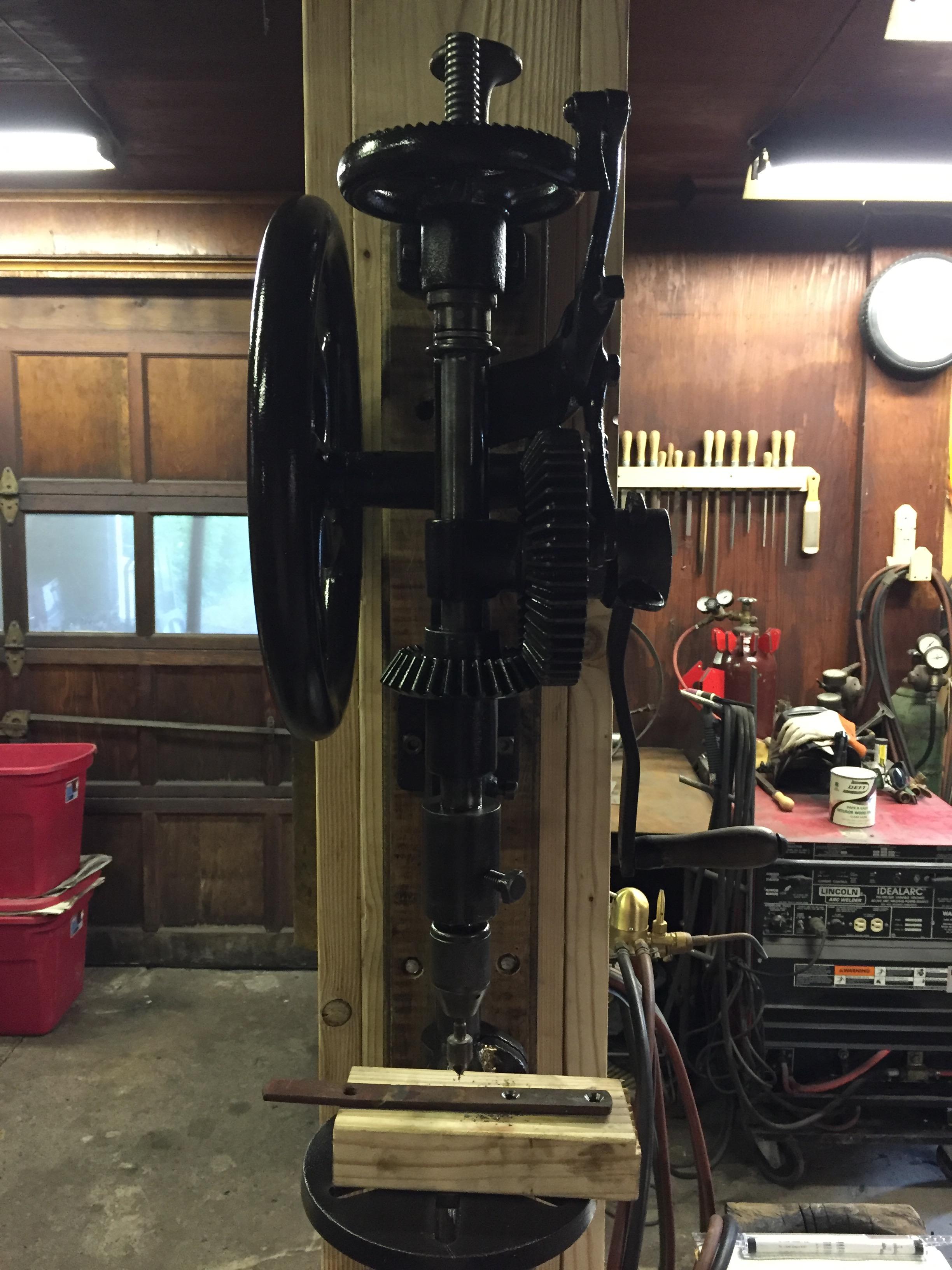 Champion Blower and Forge model 98 Restored. - Drills, Post drills, Mag